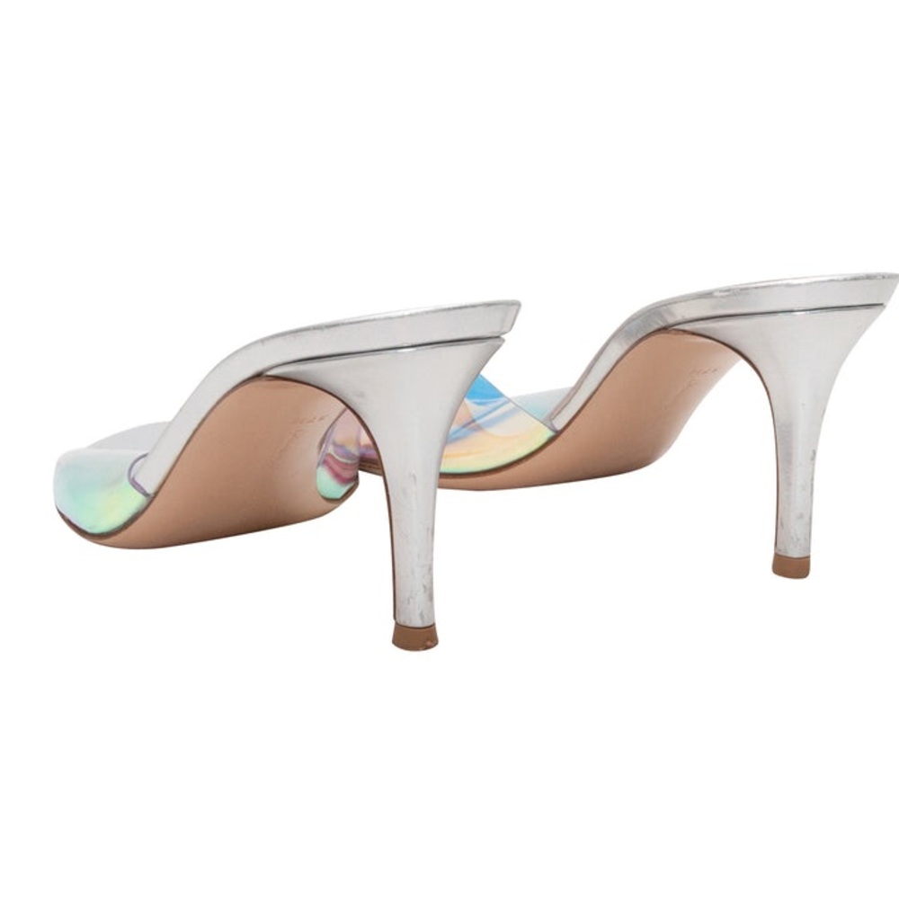 GIANVITO ROSSI PVC HEELED SLIDES SIZE 37.5 - Picture 4 of 5